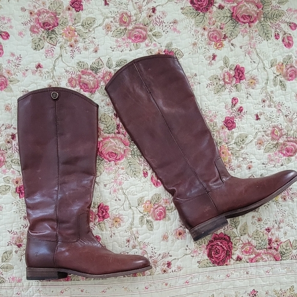 FIRM PRICE FRYE Melissa Button Riding Boots 9 - Picture 2 of 12